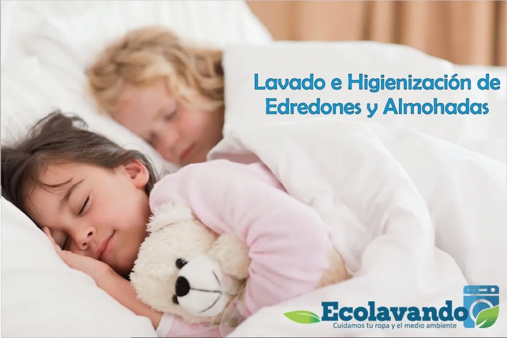 Limpieza de edredones y almohadas en Villavicencio - Ecolavando Lavandería